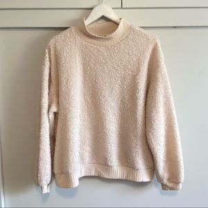 Anthropologie Porridge Sherpa Sweatshirt size L